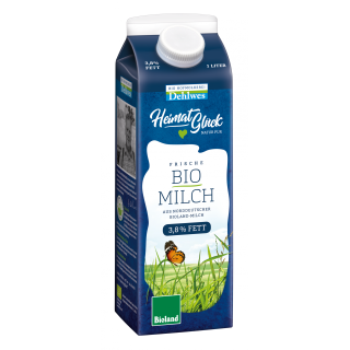 Milch - 3,8 % Vollmilch Tetra Dehlwes - länger haltbar