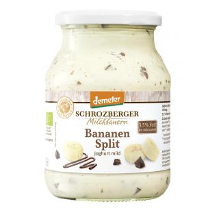 Frühlingsjoghurt Bananensplit demeter 3,5% (Glas)