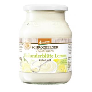 Frühlingsjoghurt Holunderblüte Lemon demeter 3,5 % (Glas)