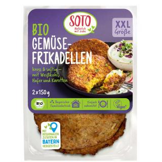 Gemüsefrikadellen, 2 Stück