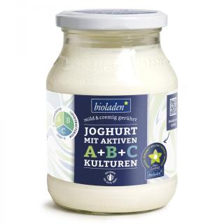 Joghurt mit aktiven ABC Kulturen