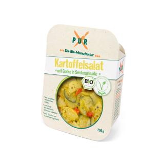 Kartoffel Salat mit Gurke in Senfmarinade