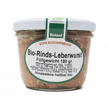 Rindsleberwurst, Glas