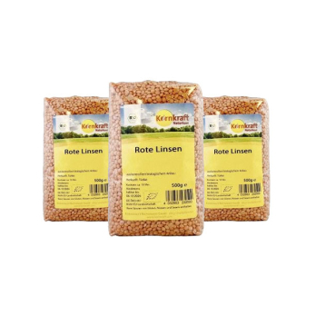 3er Pack - Linsen rot