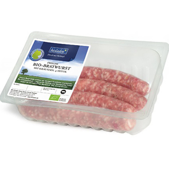 Bratwurst, frisch mit Kräutern (W), ca. 4 x 75g