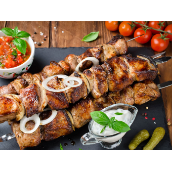 Fleischspieß Schaschlik, 2 St. (Bk), ca. 250 g