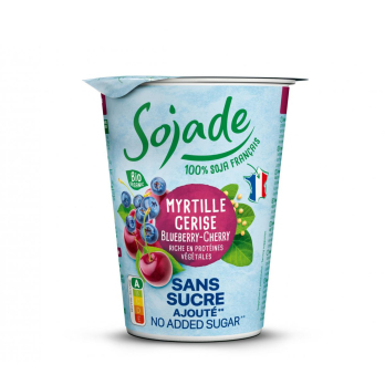 Sojajoghurt Heidelbeere-Kirsche ohne Zucker (400 g) - Sojade