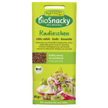Keimsaat-Radieschen, bioSnacky