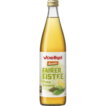 Eistee mit Mate und Zitrone