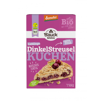 Dinkel Streuselkuchen Backmischung