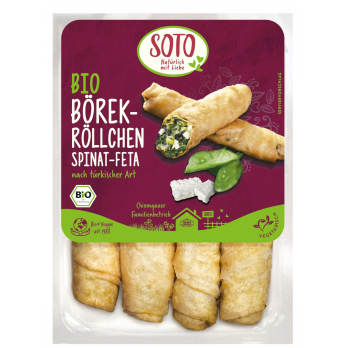 Börek-Röllchen Spinat-Feta - 4 Stück
