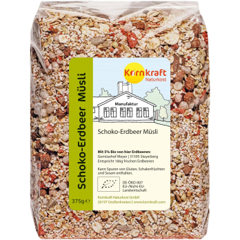 Jubiläumsmüsli Schoko-Erdbeer