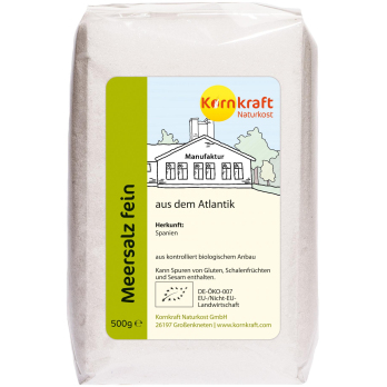 Atlantik Meersalz fein 500 g