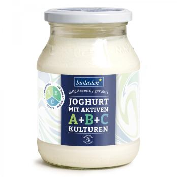 Joghurt mit aktiven ABC Kulturen