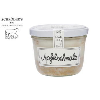 Apfelschmalz im Glas