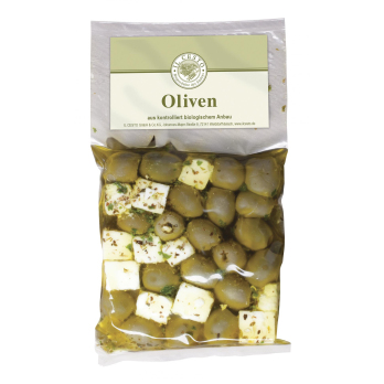 Feta Oliven Mix mariniert, Beutel