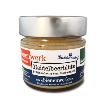 Heidelbeerblütenhonig 245 g - Bienenwerk