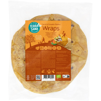 Gemüsewrap mit Möhre u. Kürbis