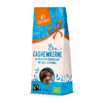 Cashewkerne in VM Schoko mit Salz-Karamell