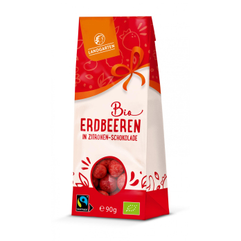 Erdbeeren in Zitronen-Schokolade