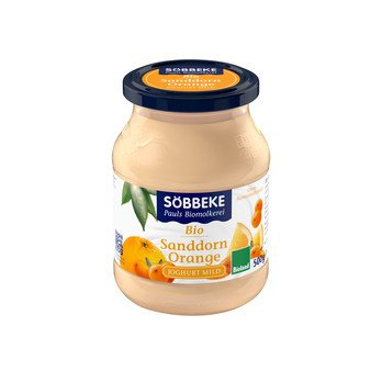 Sanddorn - Orange Joghurt 3,8% im Glas (Söbbeke)