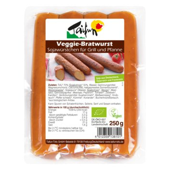 Brat- und Grillwurst Tofu, geräuchert (4 Stück)