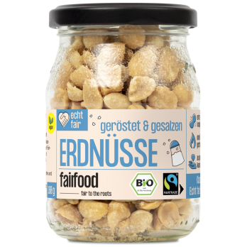 Erdnüsse geröstet&gesalz. Pfand-Glas